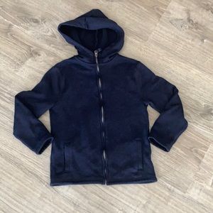 Boys 6/7 cat & jack fleece lined sweater zip up